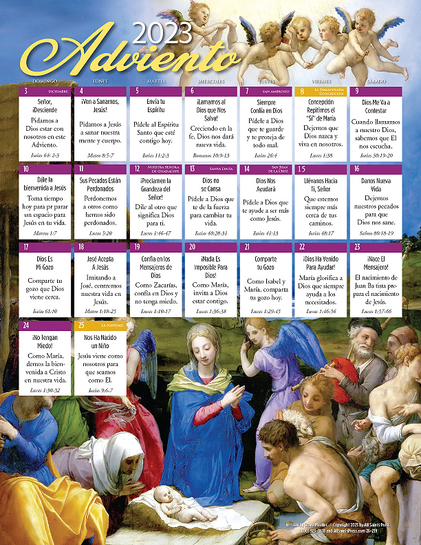 2023 Advent Calendar (Spanish)